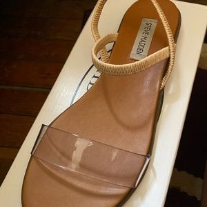 Steve Madden Clear Strap Summer Sandal
